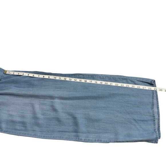 PENELOPE ROSE PULL ON PANTS WIDE LEG BOHO LIGHTWEIGHT BEACH SIZE S SMOCKED WAIST - Picture 7 of 7